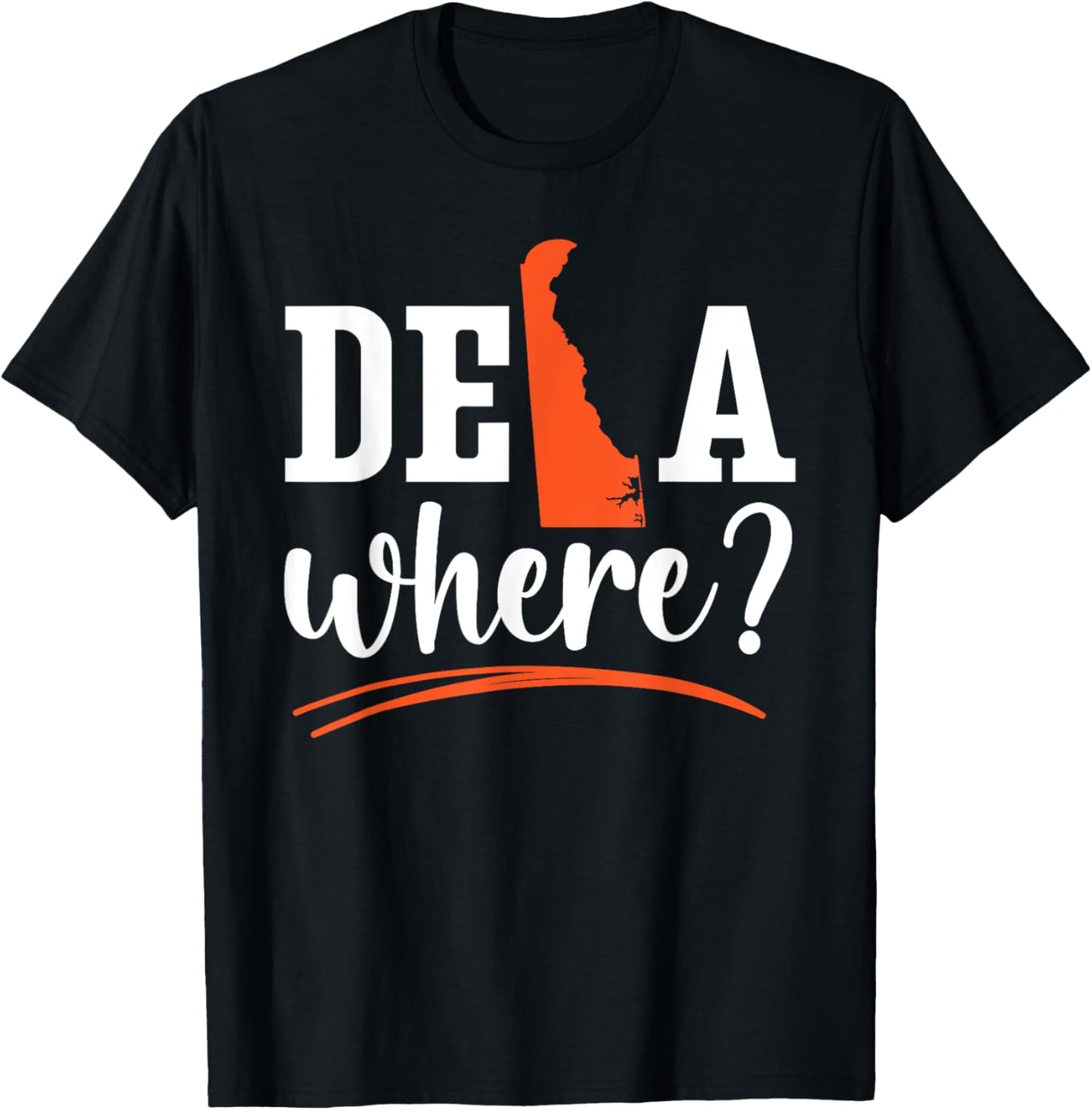 Delawhere State USA America United States Delaware T-Shirt - T-Shirt | Black