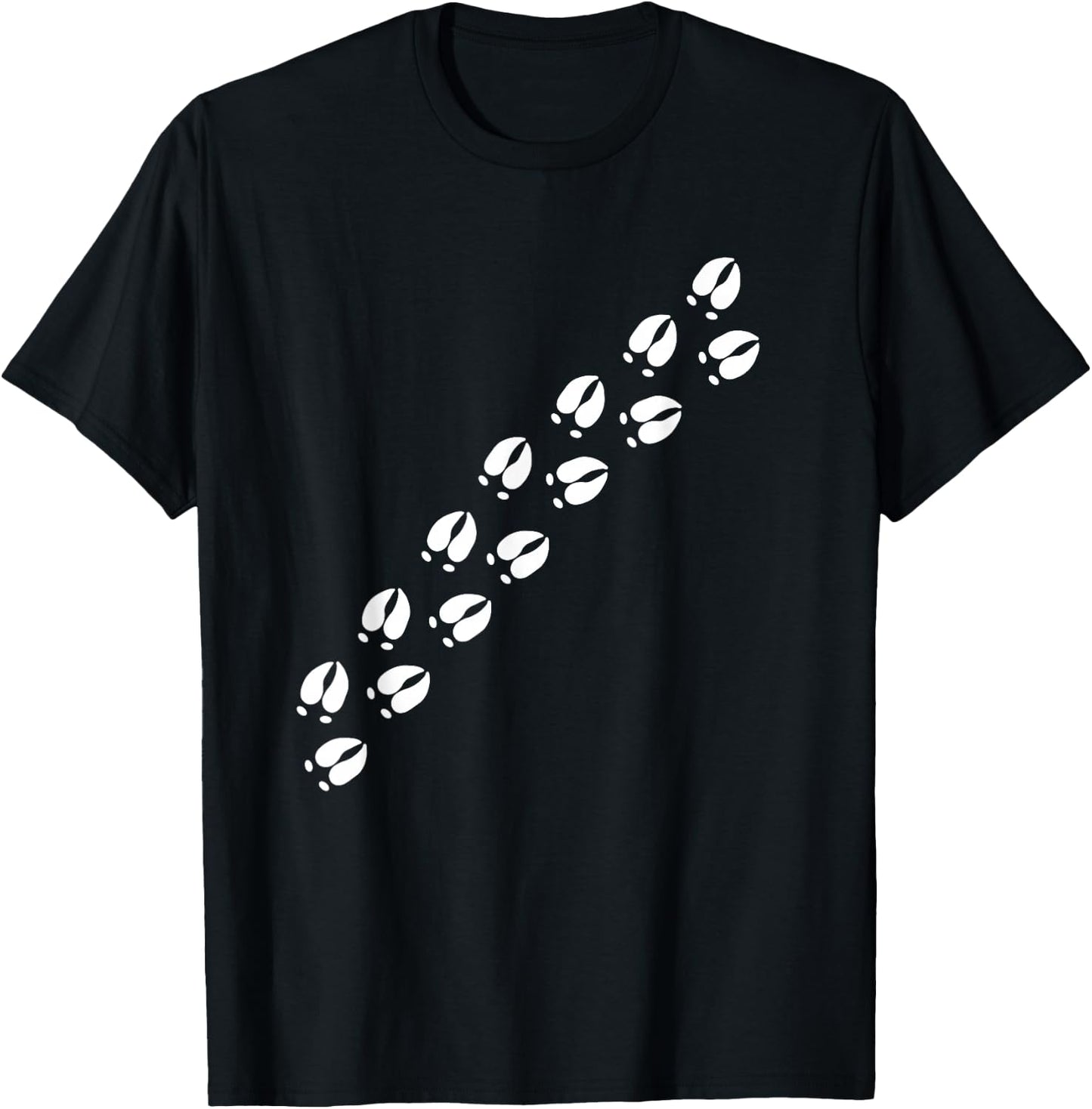 Tracks of Moose T-Shirt - T-Shirt | Black