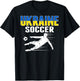 Ukraine Soccer Lovers Jersey Support Ukrainian Football Team T-Shirt - T-Shirt | Black