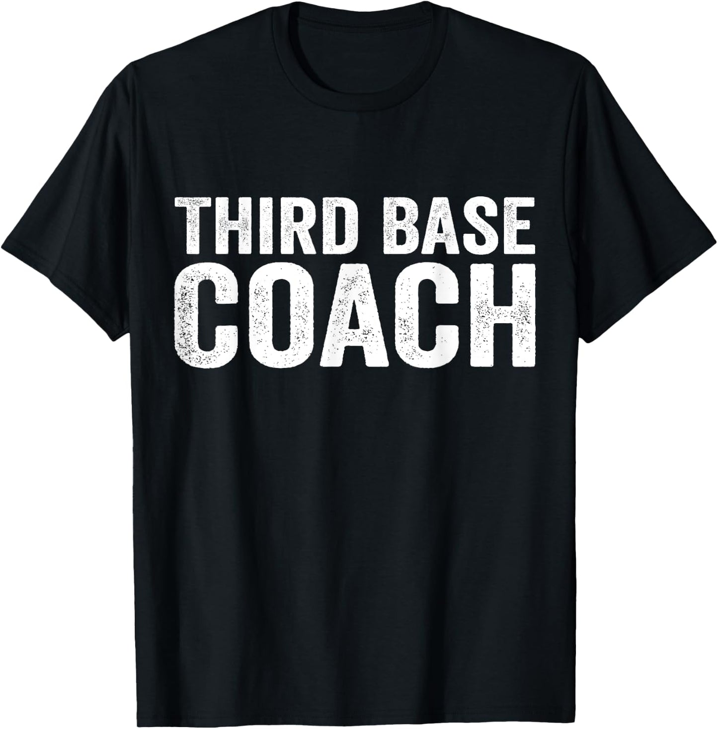 Third Base Coach T-Shirt - T-Shirt | Black