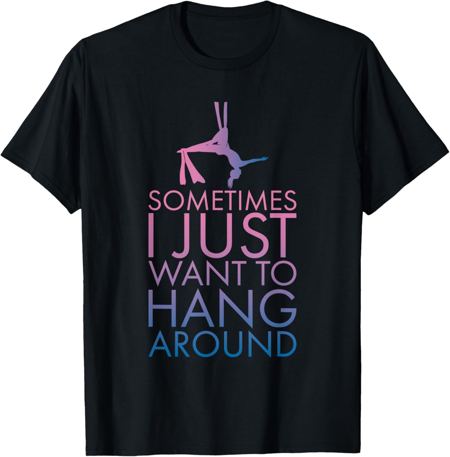 Aerialist | Aerial Yoga Performer | Silk Acrobatics T-Shirt - T-Shirt | Black