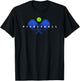 Cool Stylized Pickleball with Paddles and Ball Pickleball T-Shirt - T-Shirt | Black