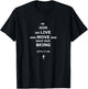In him we live and move and have our being acts 17:28 bible T-Shirt - T-Shirt | Black