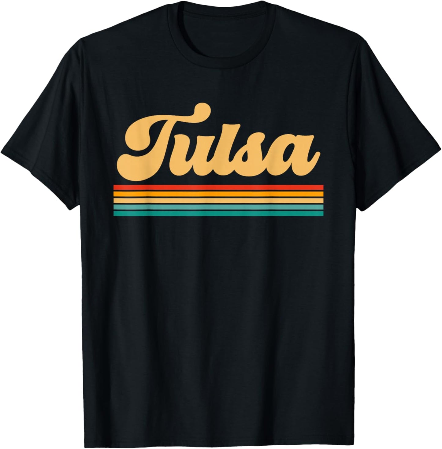 City of Tulsa Oklahoma T-Shirt - T-Shirt | Black