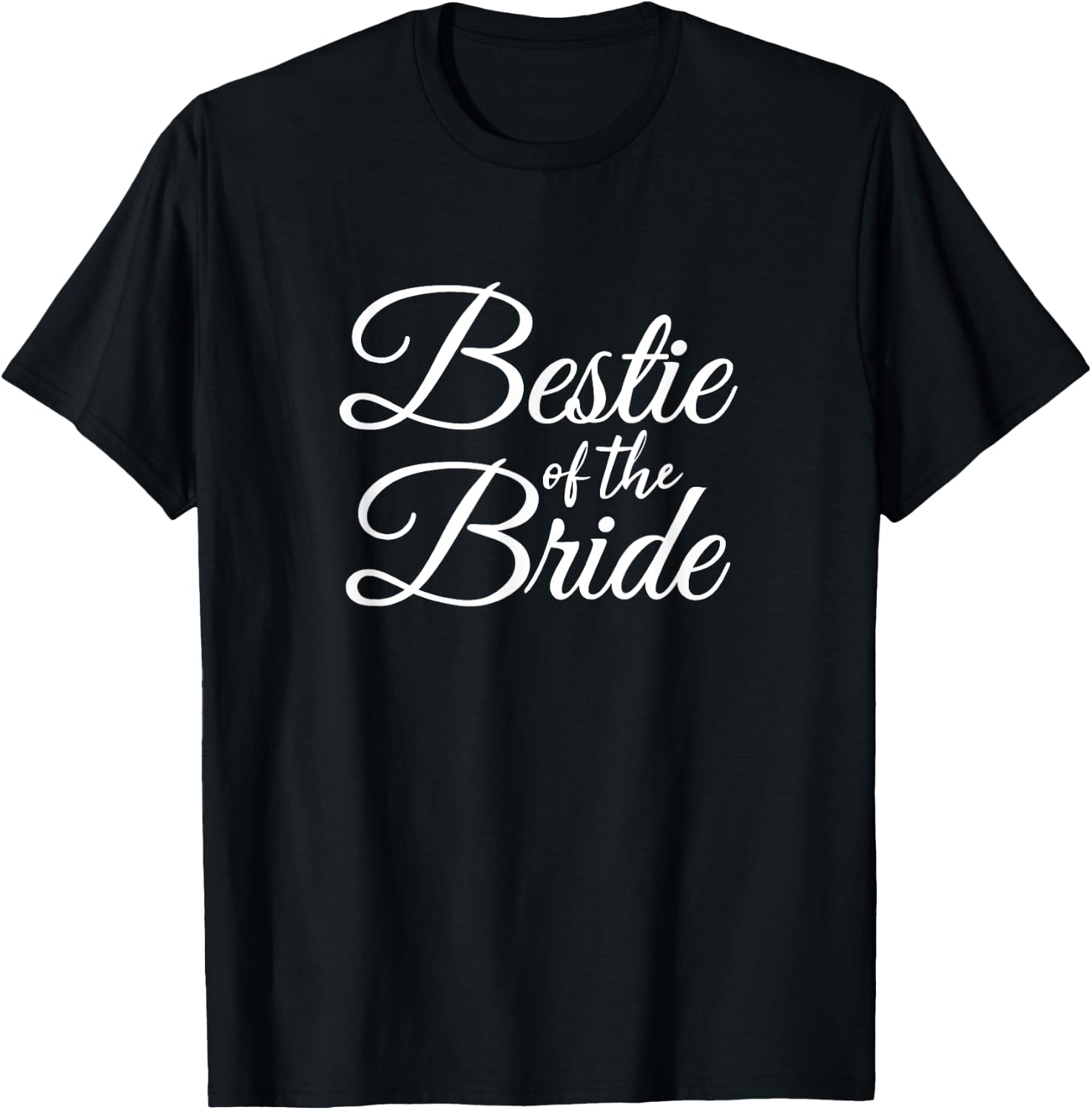 Bestie Best Friend Of The Bride Women's T-Shirt - T-Shirt | Black