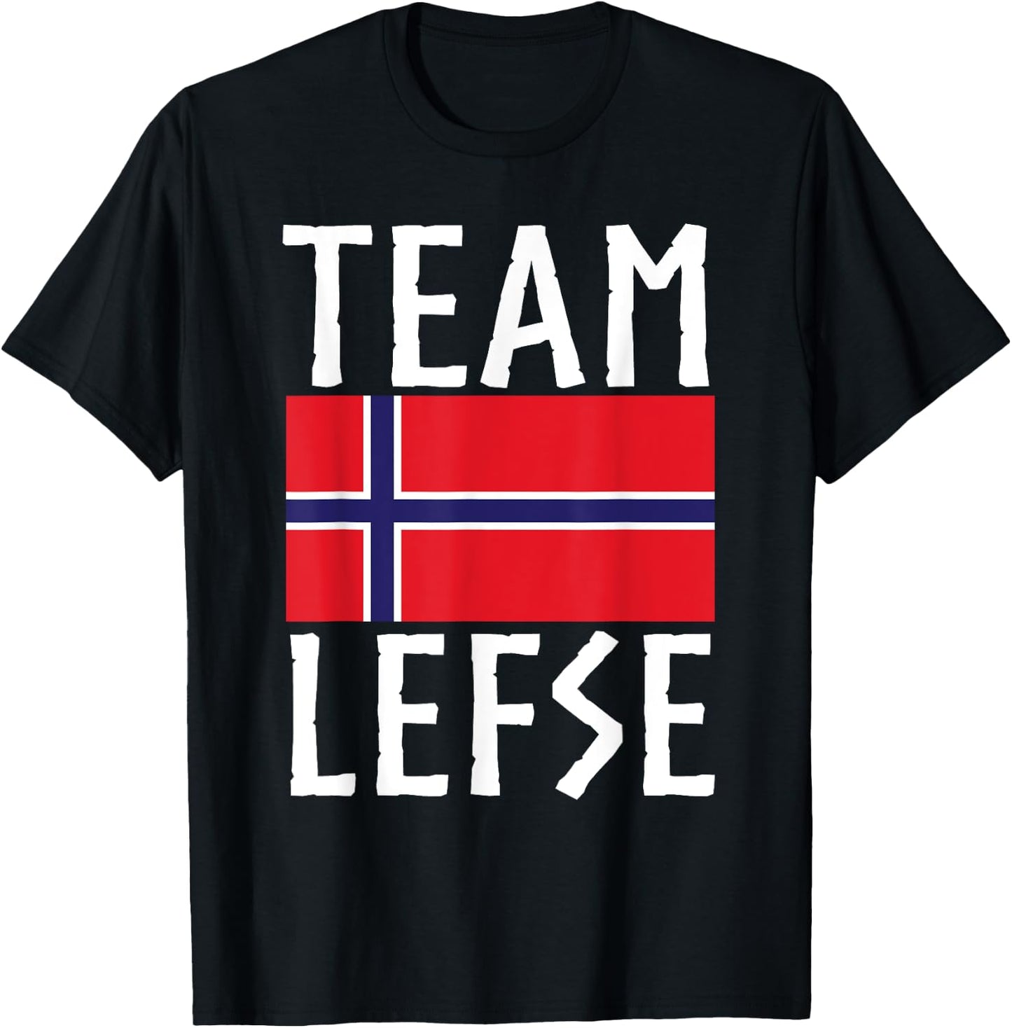 Team Lefse Norwegian Christmas Lefse Making T-Shirt - T-Shirt | Black