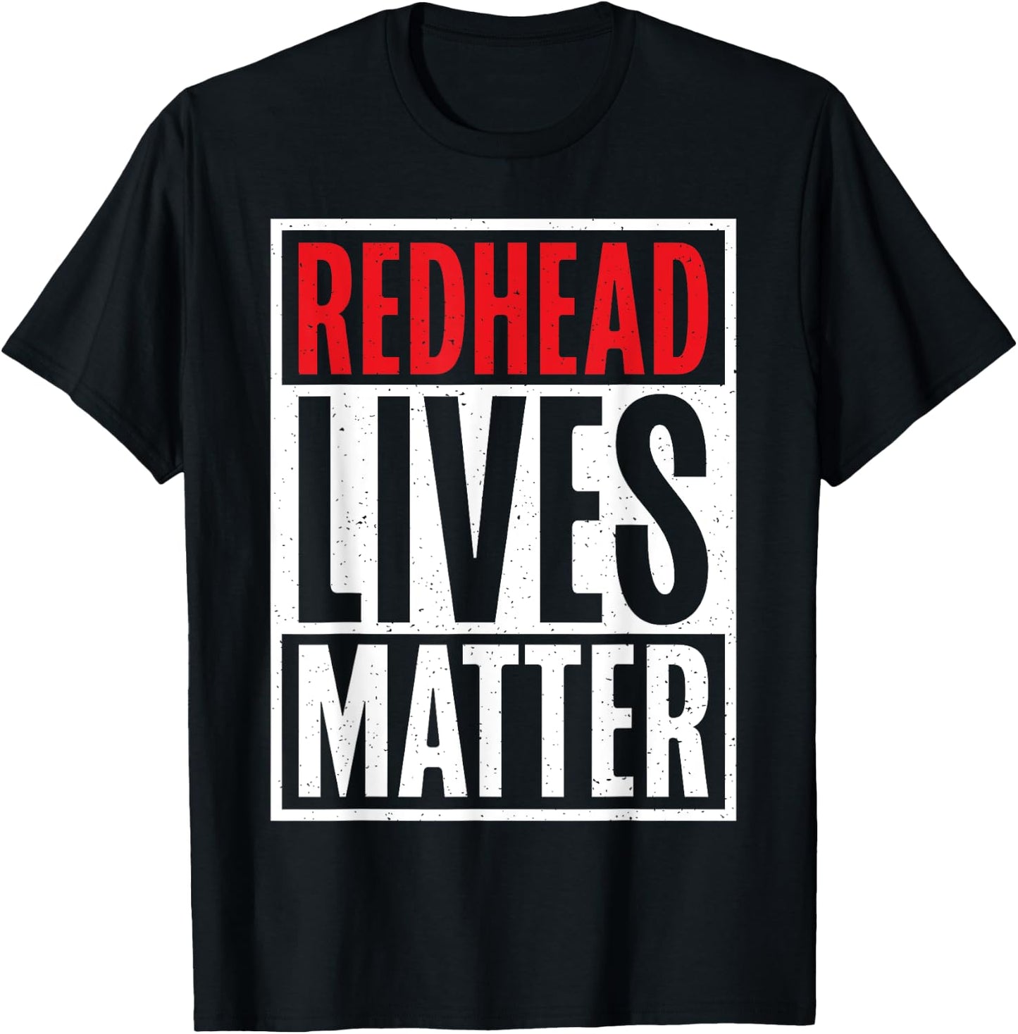 Redhead Lives Matter Redhead T-Shirt - T-Shirt | Black