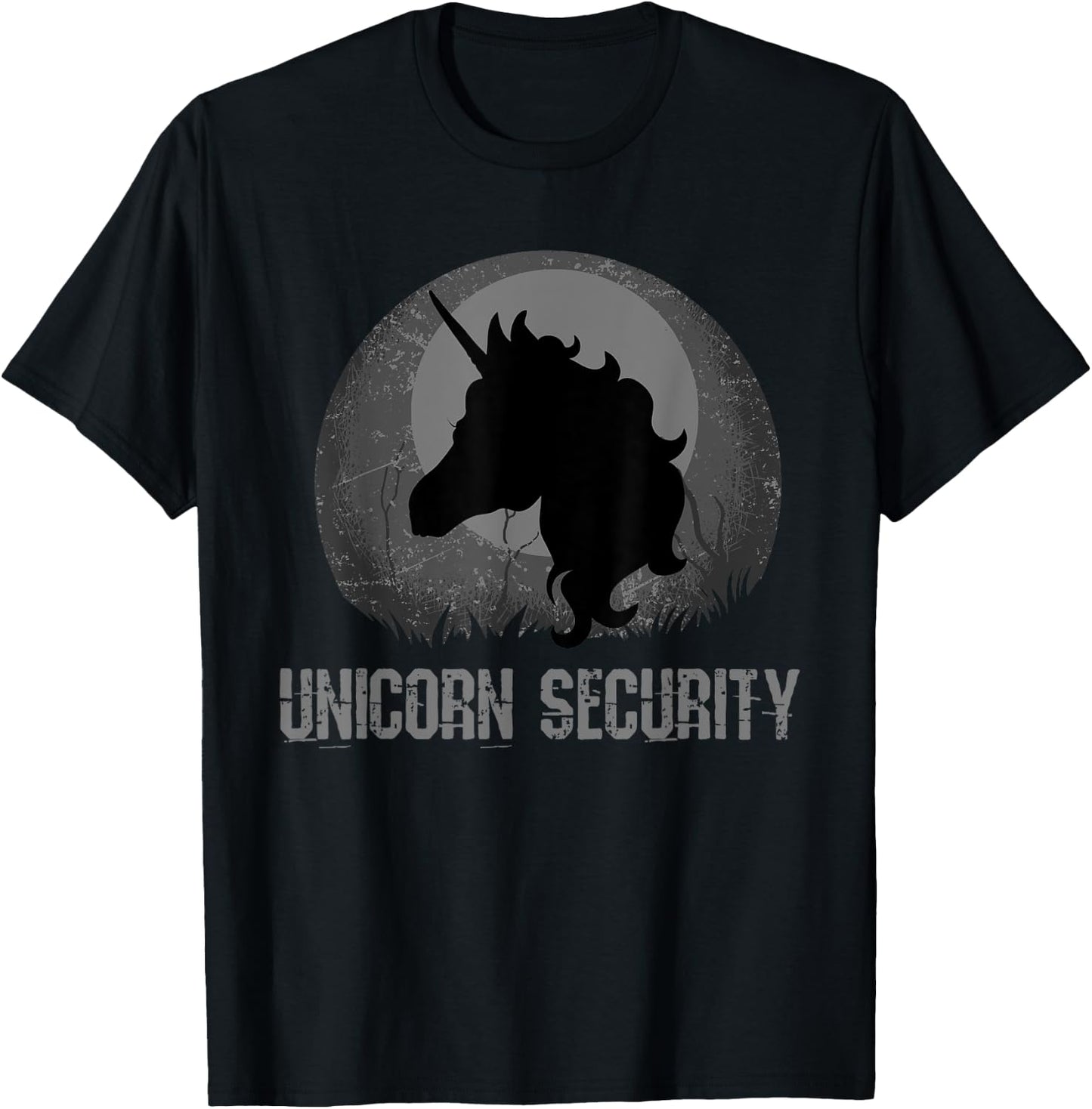 Unicorn Security Shirt Youth Boys T-Shirt - T-Shirt | Black