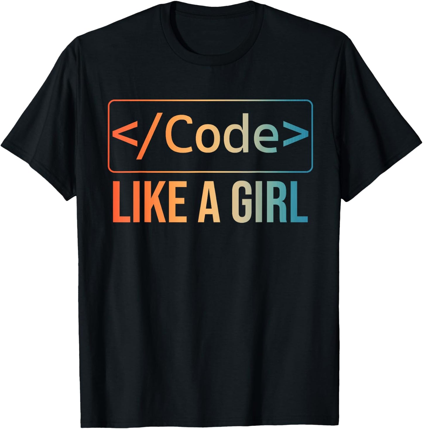 Funny Girl Coder Design Computer Programming Web Developers T-Shirt - T-Shirt | Black