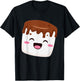 Kawaii Halloween Group Costume S'mores Chocolate Marshmallow T-Shirt - T-Shirt | Black