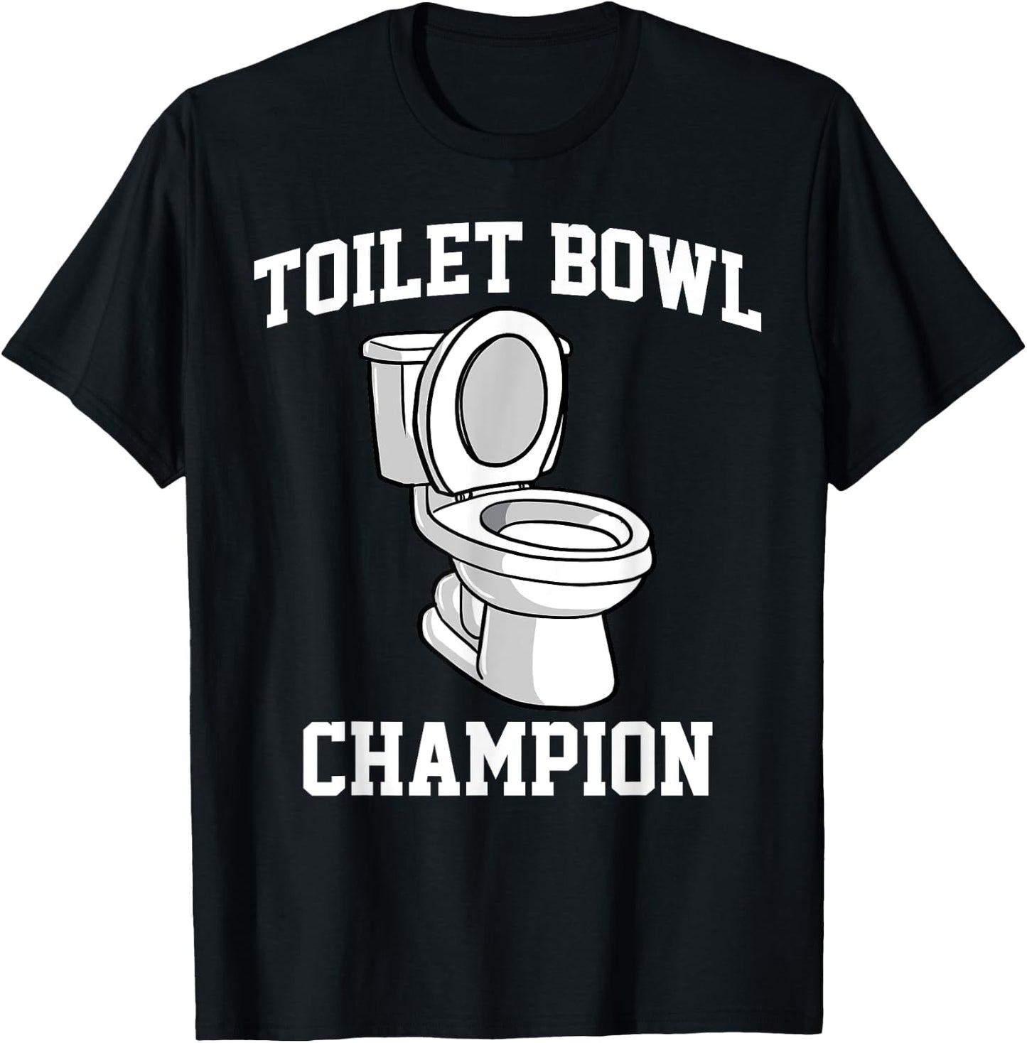 Fantasy Football Toilet Bowl Champion Loser T-Shirt - T-Shirt | Black