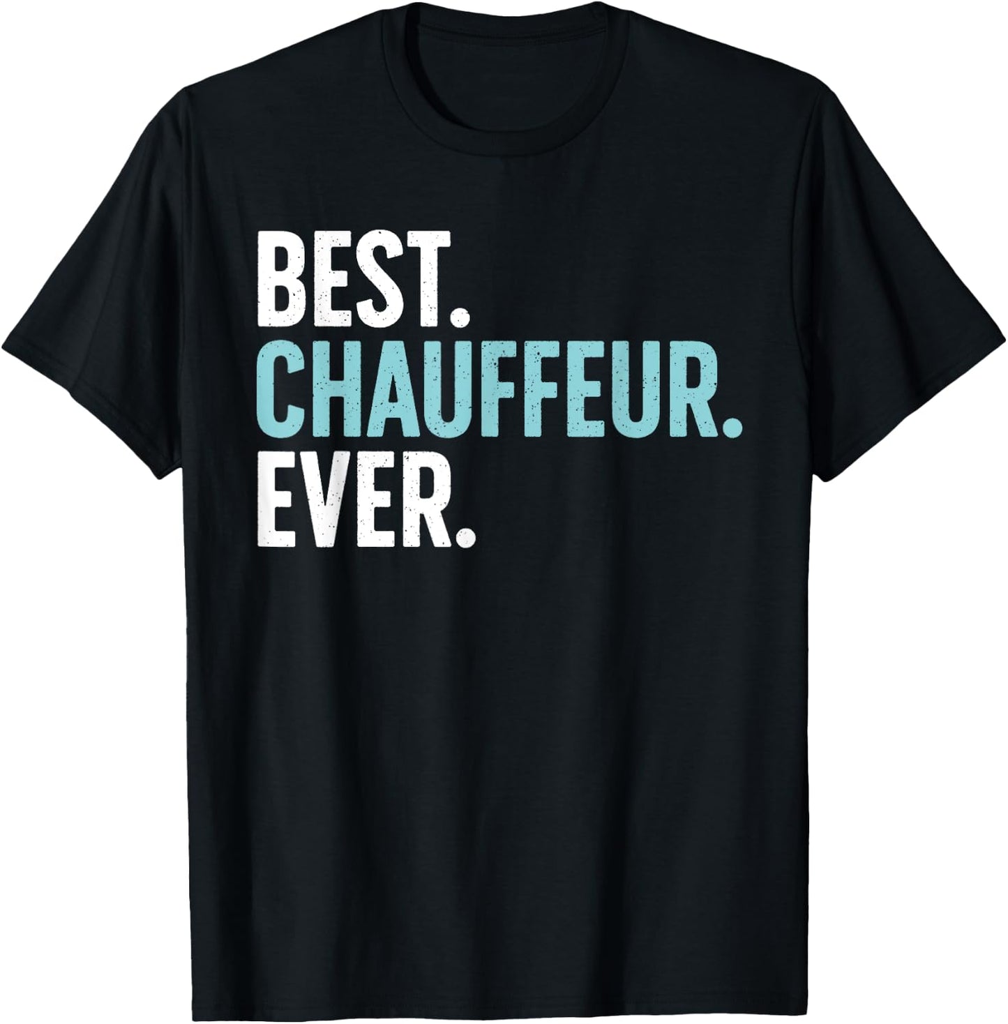 Best Chauffeur Art Women Dad Job Taxi Limo Driver T-Shirt - T-Shirt | Black