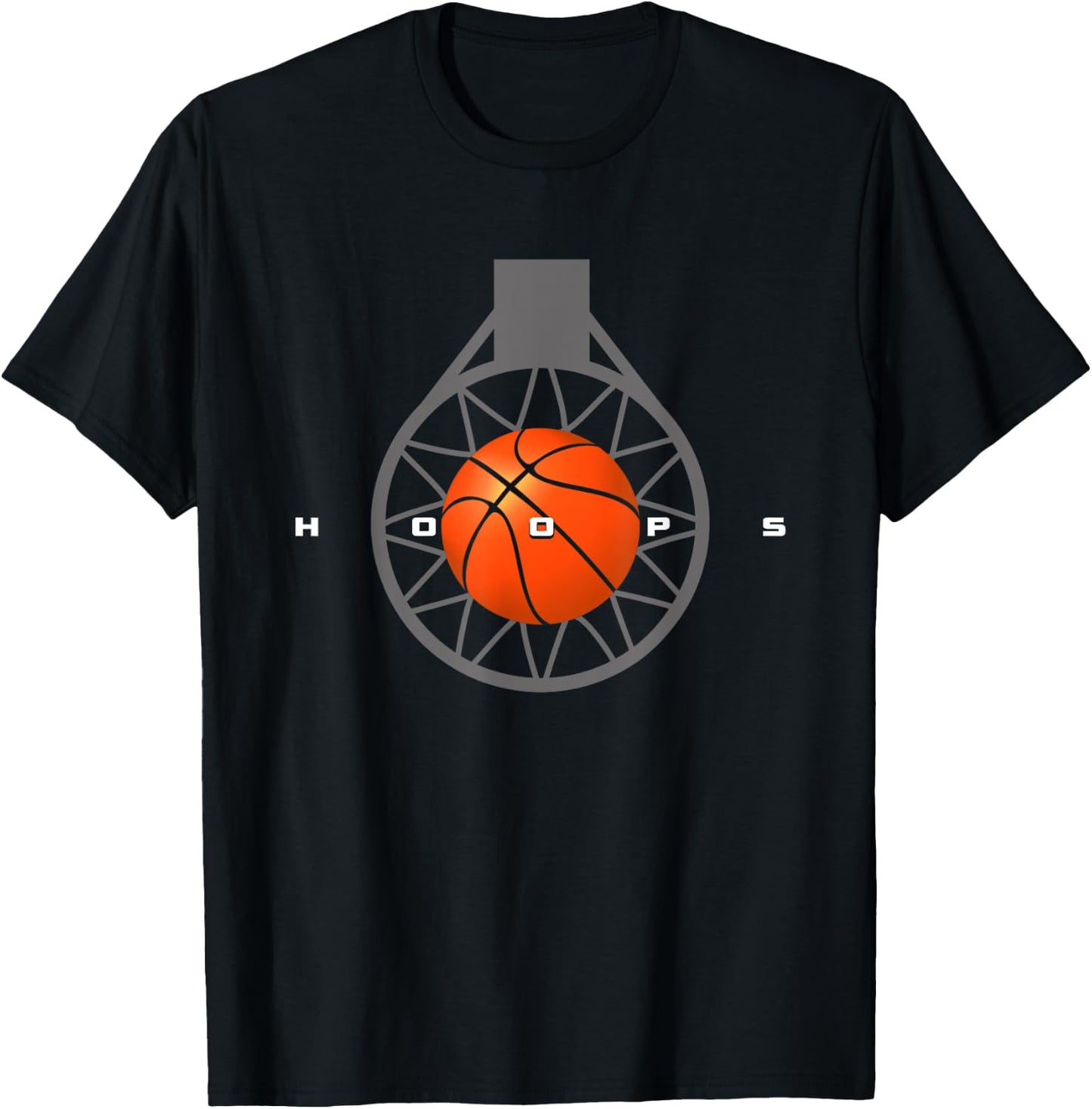 Basketball Clothing for Basketball Players -Adults, -Kids Black Basketball T-Shirt - T-Shirt | Black