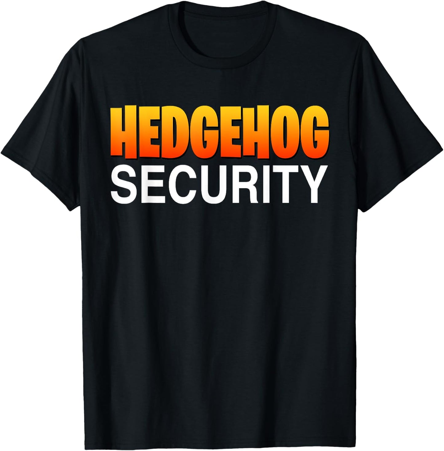 Hedgehog Security Parent Dad Mom Funny Halloween Costume T-Shirt - T-Shirt | Black
