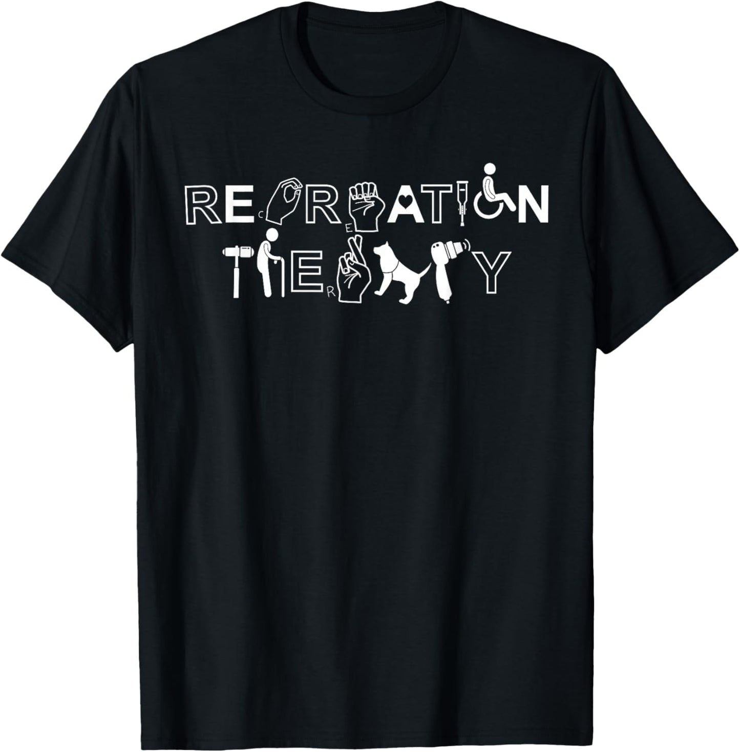 Recreational Therapy Recreational Therapist T-Shirt - T-Shirt | Black