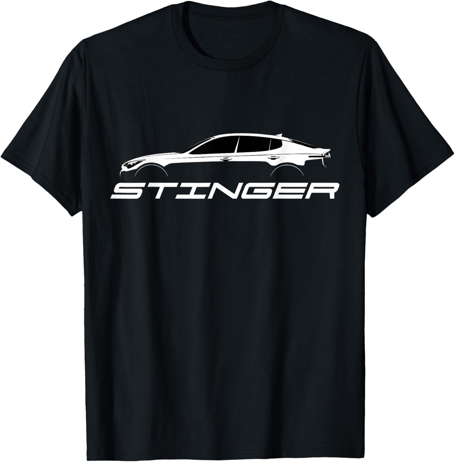 Stinger GT silhouette new font T-Shirt - T-Shirt | Black