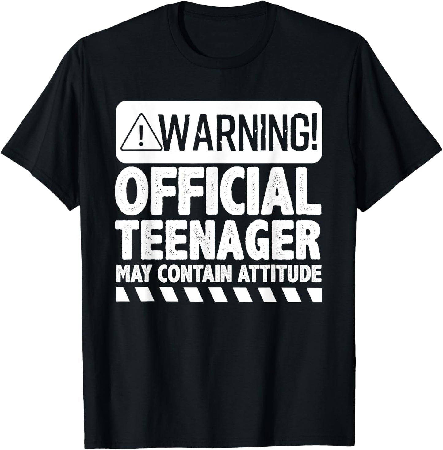 Cool Official Teenager For Boys Girls Teen 13 Year Old B-Day T-Shirt - T-Shirt | Black