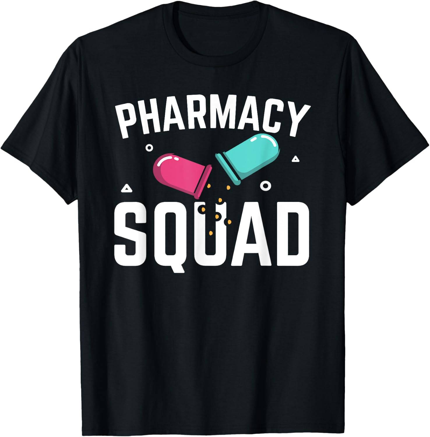 Pharmacy Squad Pharmacist Pharm Technician T-Shirt - T-Shirt | Black