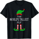 The World's Tallest Elf Matching Family Idea Funny Christmas T-Shirt - T-Shirt | Black