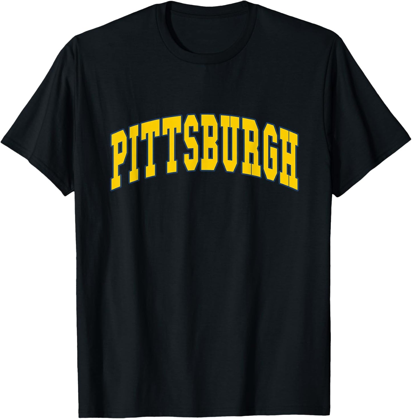 Pittsburgh - Hometown Pride - Throwback Design - Classic T-Shirt - T-Shirt | Black