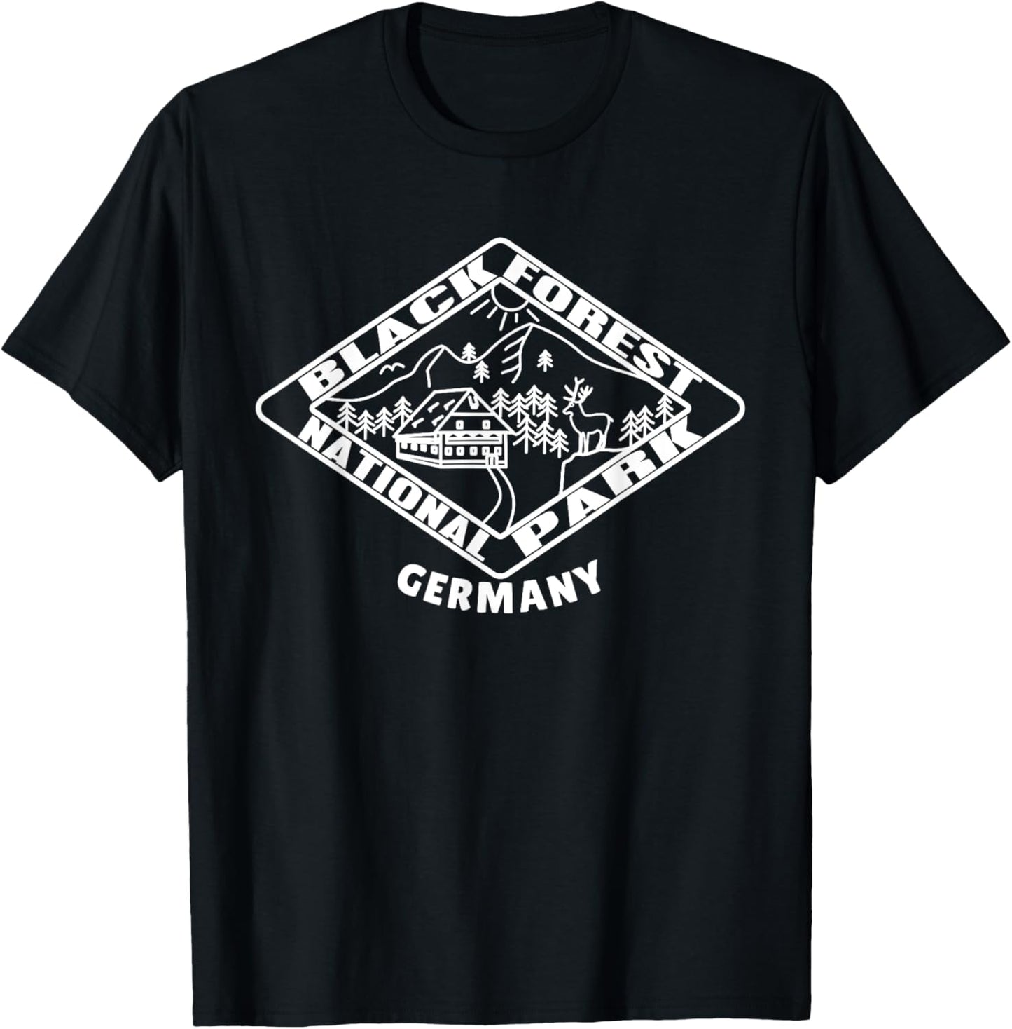 Black Forest National Park Germany Black Forest National Park T-Shirt - T-Shirt | Black