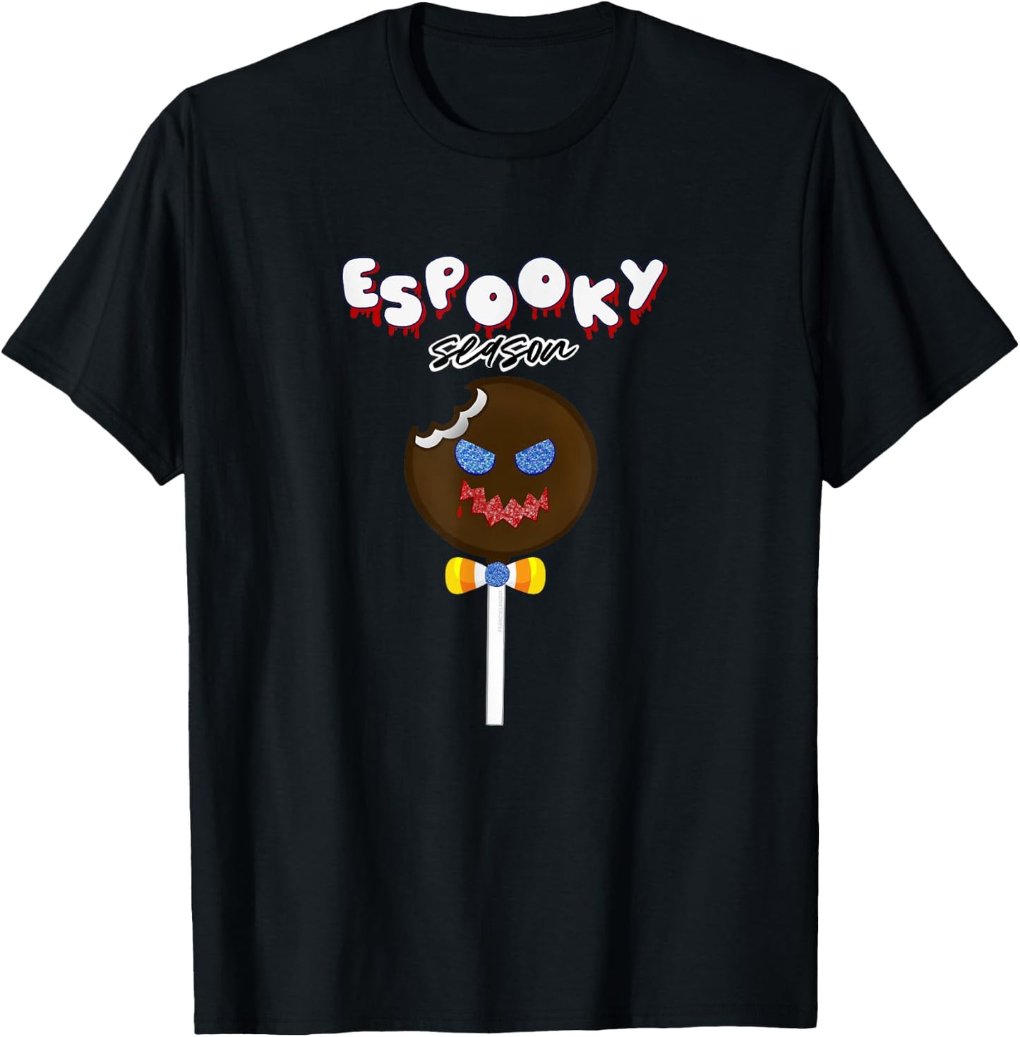 Funny Latino Espooky Season Halloween Candy Payaso Chocolate T-Shirt - T-Shirt | Black