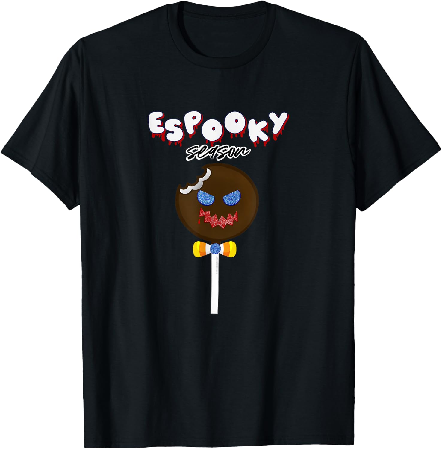 Funny Latino Espooky Season Halloween Candy Payaso Chocolate T-Shirt - T-Shirt | Black