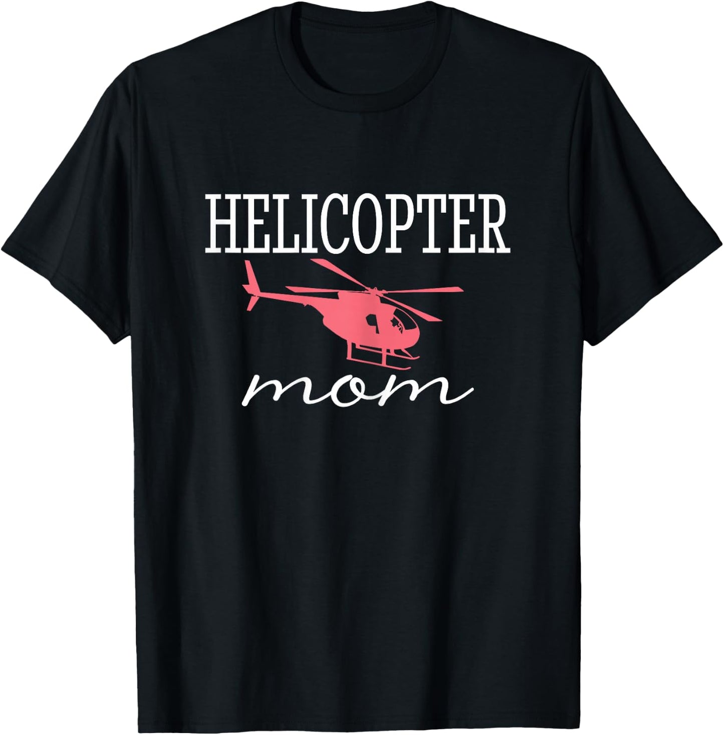 Helicopter Mom Wife Women Flying Vintage T-Shirt - T-Shirt | Black