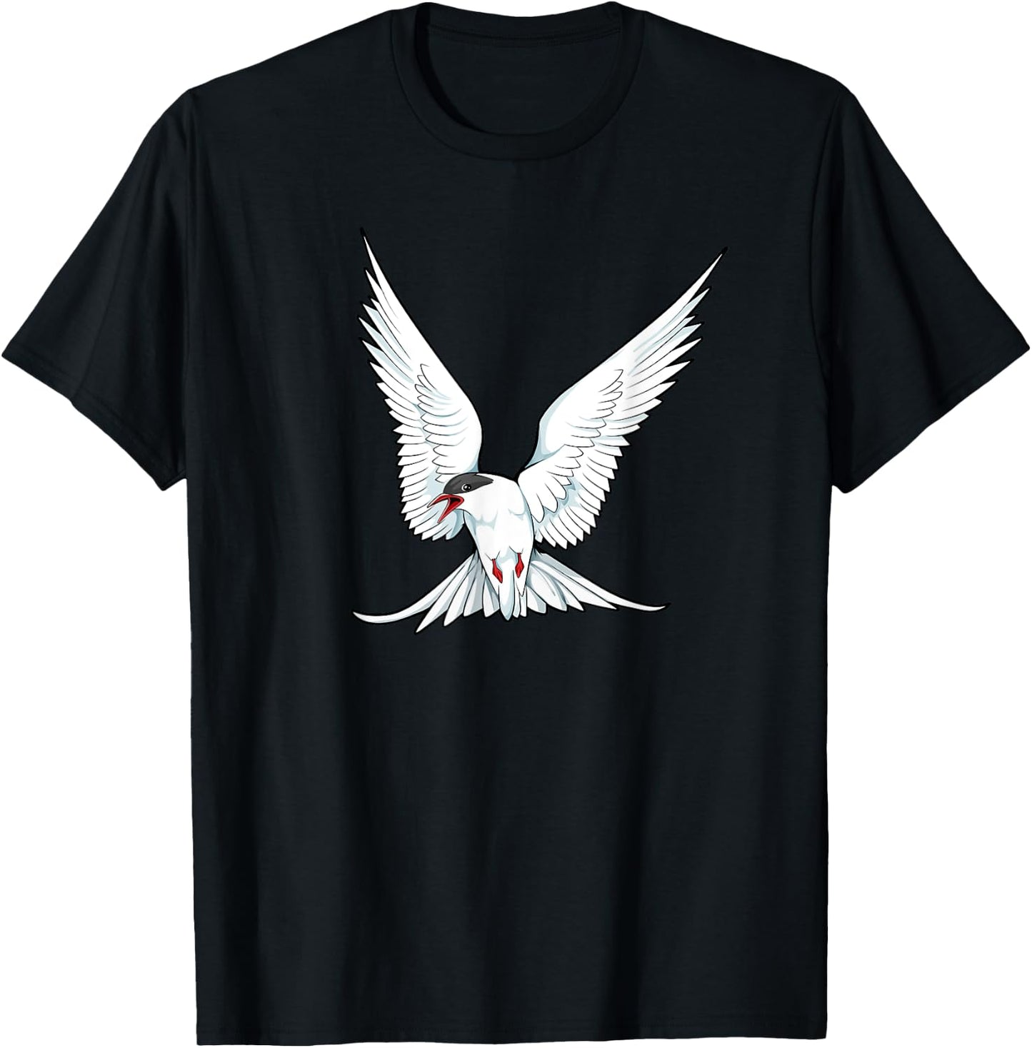 Drawing of a Arctic tern T-Shirt - T-Shirt | Black