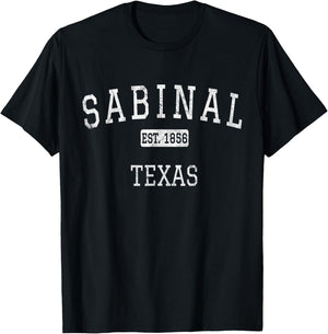 Sabinal Texas TX Vintage T-Shirt - T-Shirt | Black
