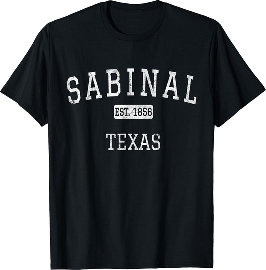 Sabinal Texas TX Vintage T-Shirt - T-Shirt | Black