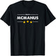 Family Name Surname or First Name | TEAM MCMANUS T-Shirt - T-Shirt | Black