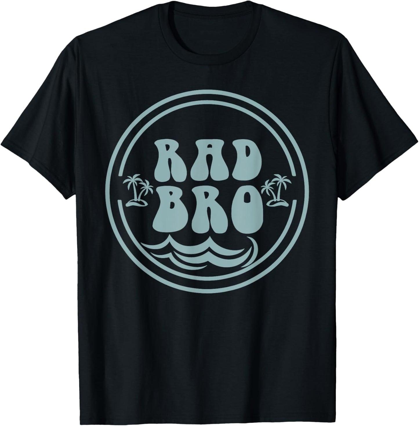Rad Brother Surf Matching Birthday The Big One 1st Birthday T-Shirt - T-Shirt | Black