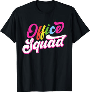 Cool Office Squad Women Office Staff Team Assistant T-Shirt - T-Shirt | Black