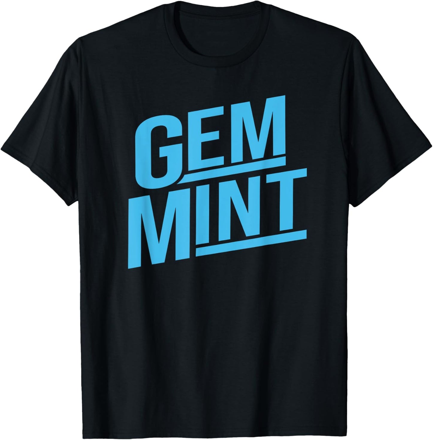 Gem Mint Grade Funny Baseball Card Collector Trading Cards T-Shirt - T-Shirt | Black