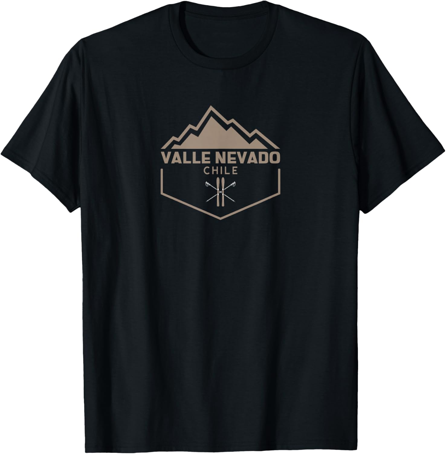 Valle Nevado Chile T-Shirt - T-Shirt | Black
