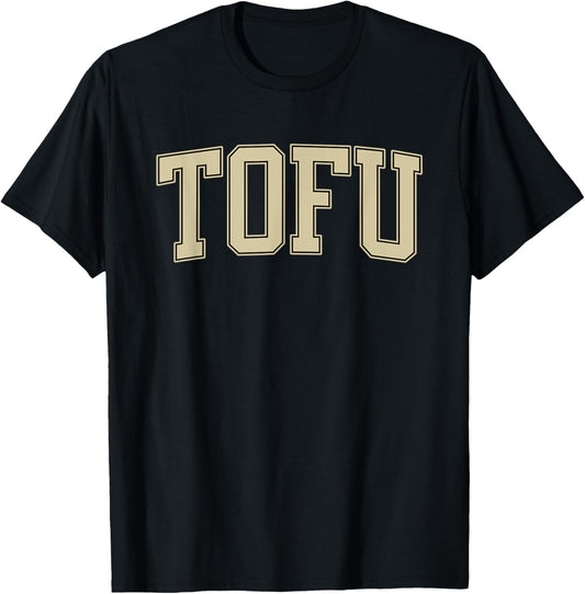 Tofu College Vegan T-Shirt - T-Shirt | Black