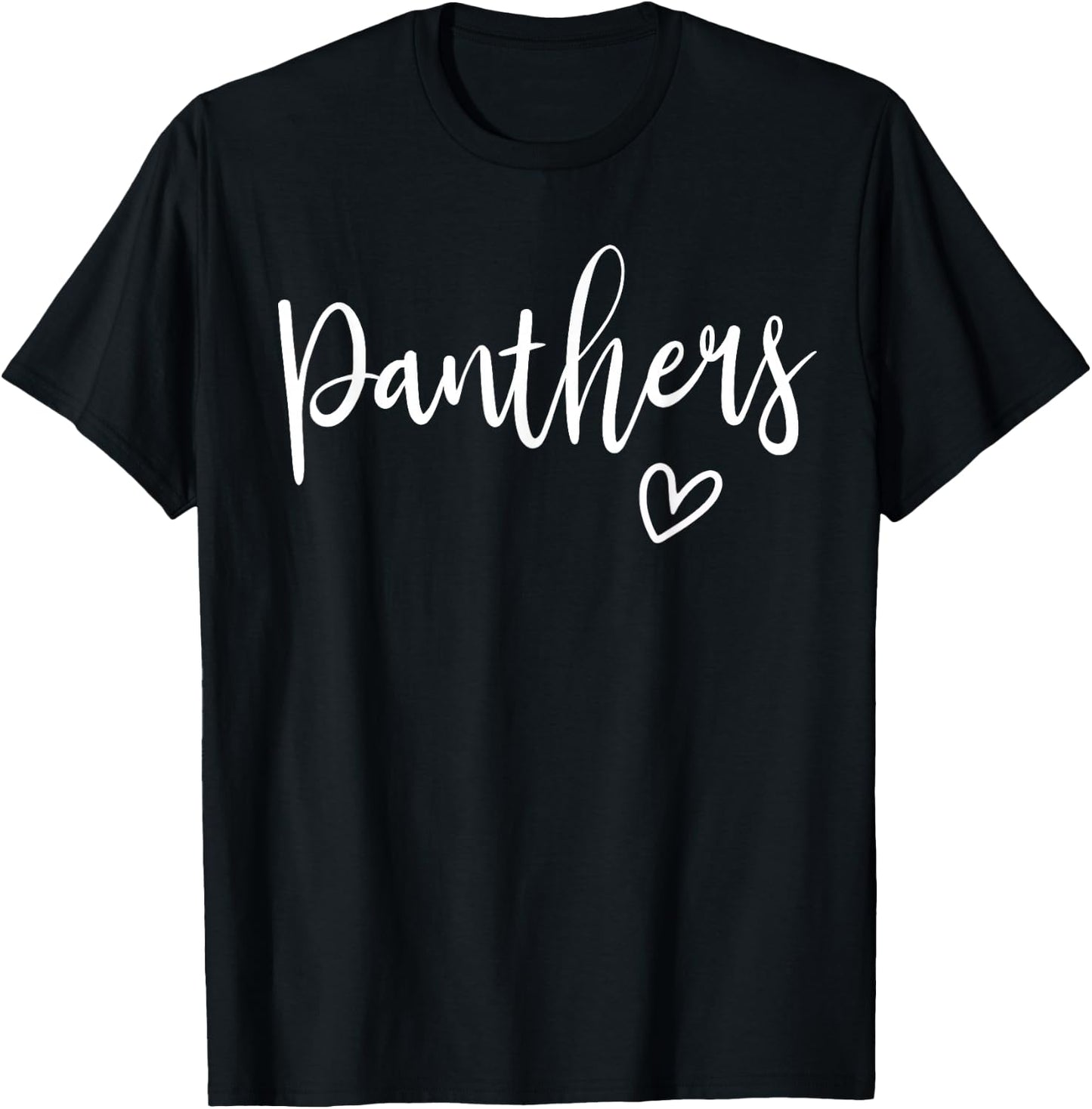 Panthers School Panthers Sports Team Women's Panthers T-Shirt - T-Shirt | Black