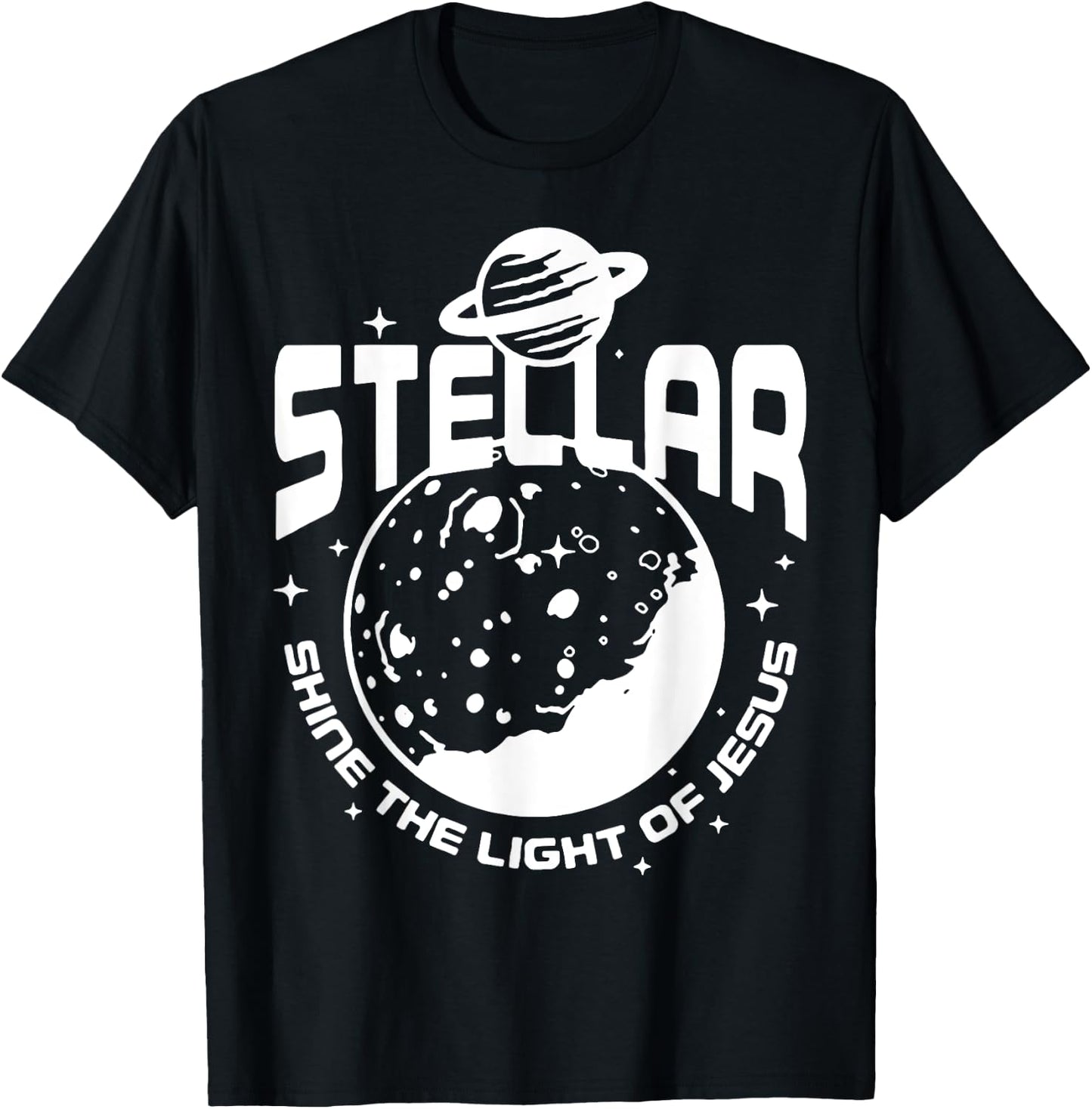 Stellar Shine The Light Of Jesus VBS 2023 T-Shirt - T-Shirt | Black
