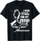 I Wear White For My Friend Support Lung Cancer Awareness T-Shirt - T-Shirt | Black
