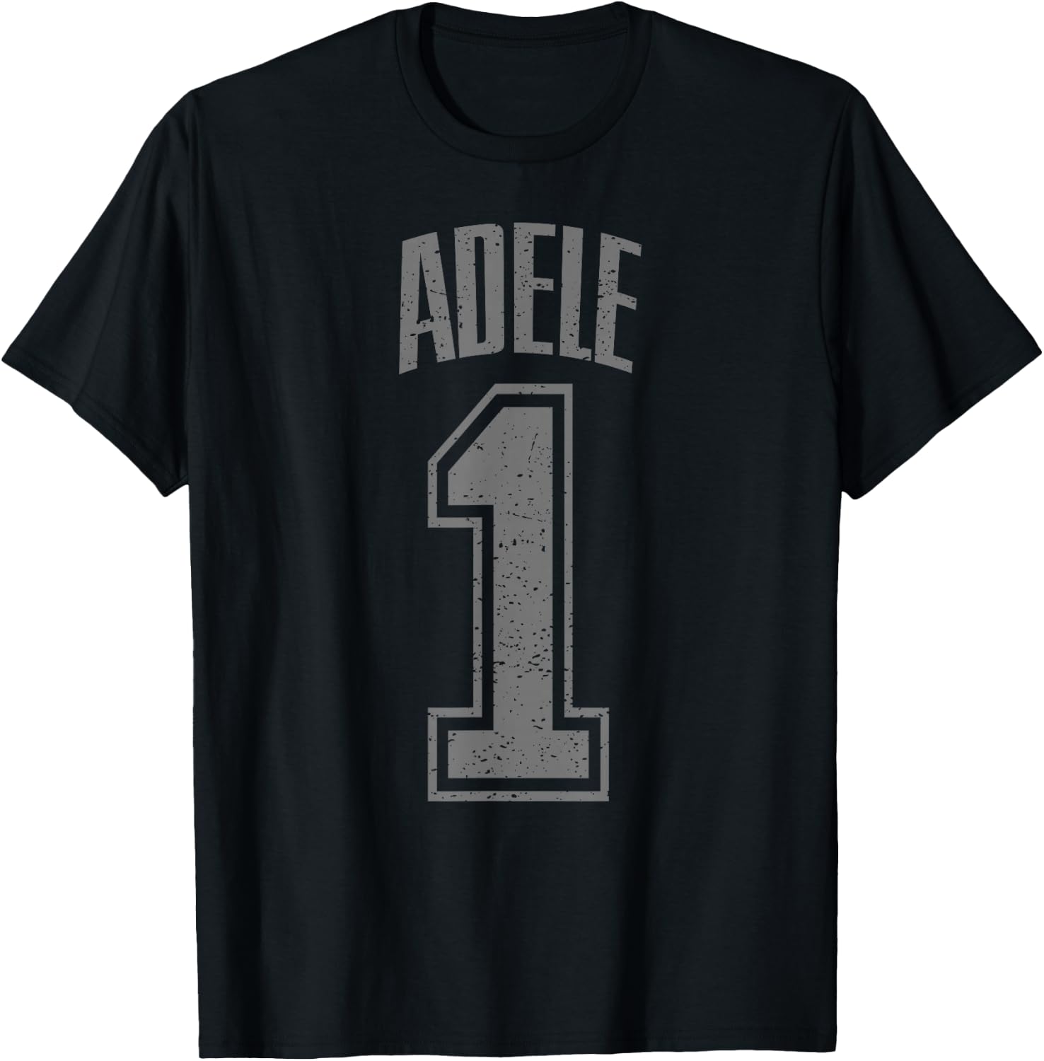 Adele Supporter Number 1 Biggest Fan T-Shirt - T-Shirt | Black