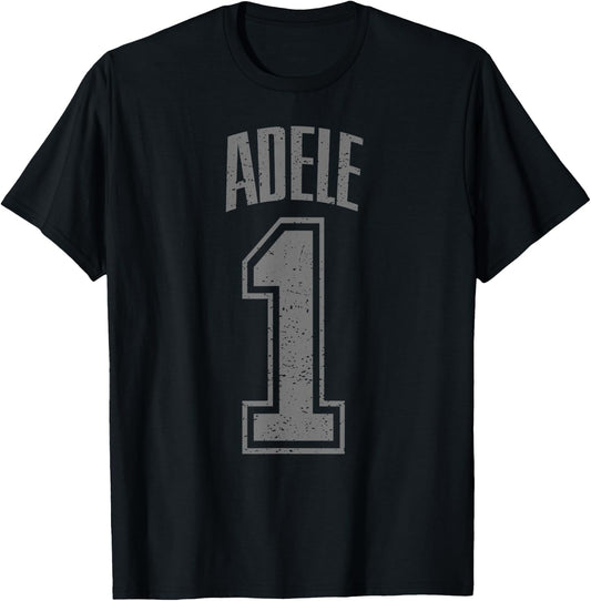 Adele Supporter Number 1 Biggest Fan T-Shirt - T-Shirt | Black