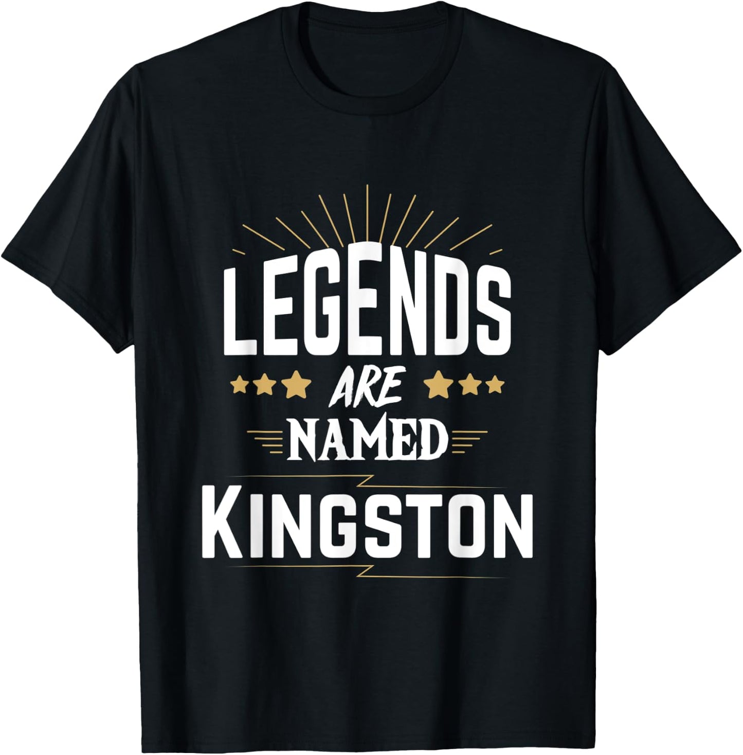 Legends Are Named Kingston T-Shirt - T-Shirt | Black