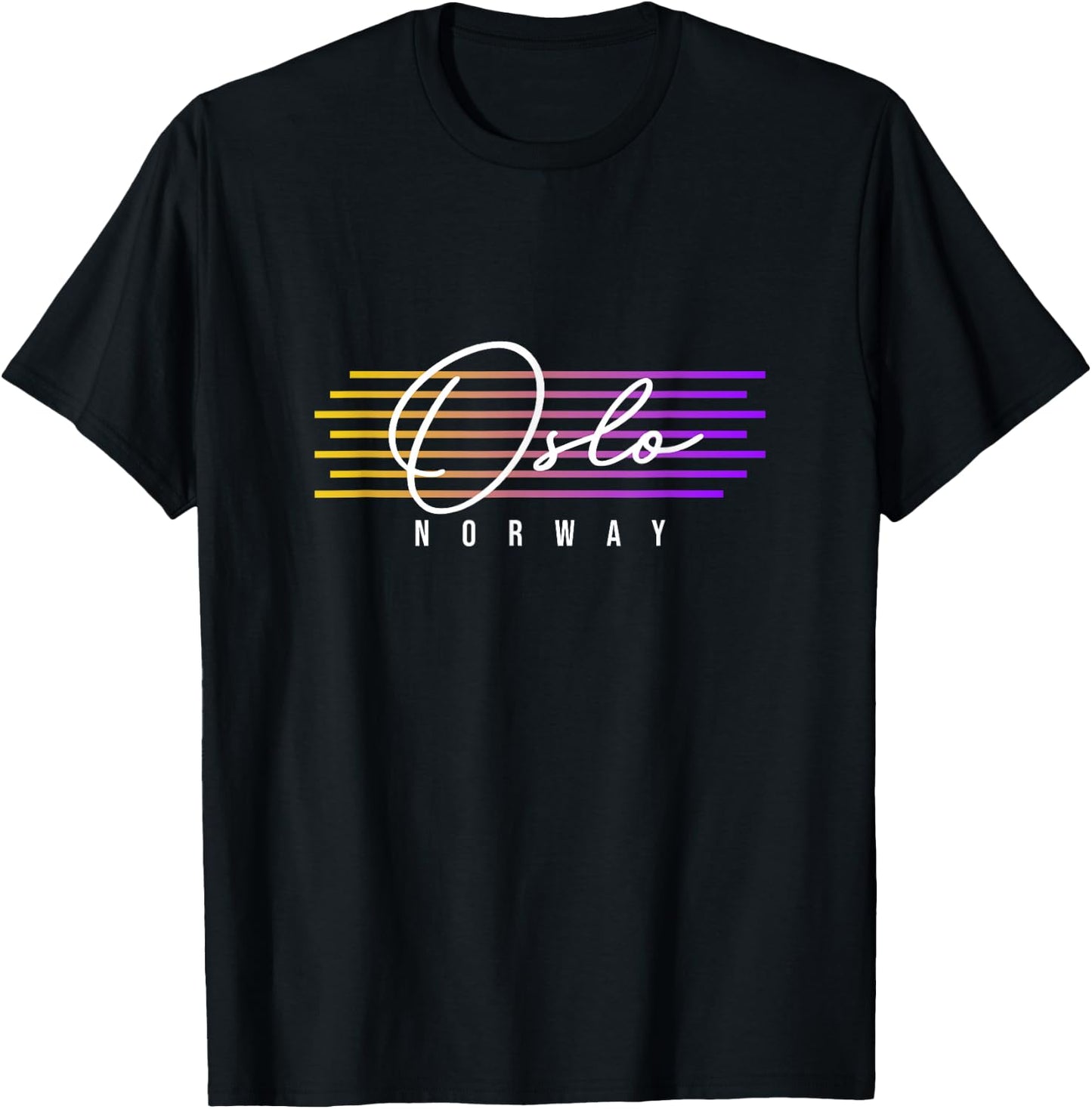 Oslo Norway Souvenir T-Shirt - T-Shirt | Black