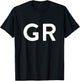 GR - Greece Three Part Combo Design - Greek Flag Part 1 T-Shirt - T-Shirt | Black