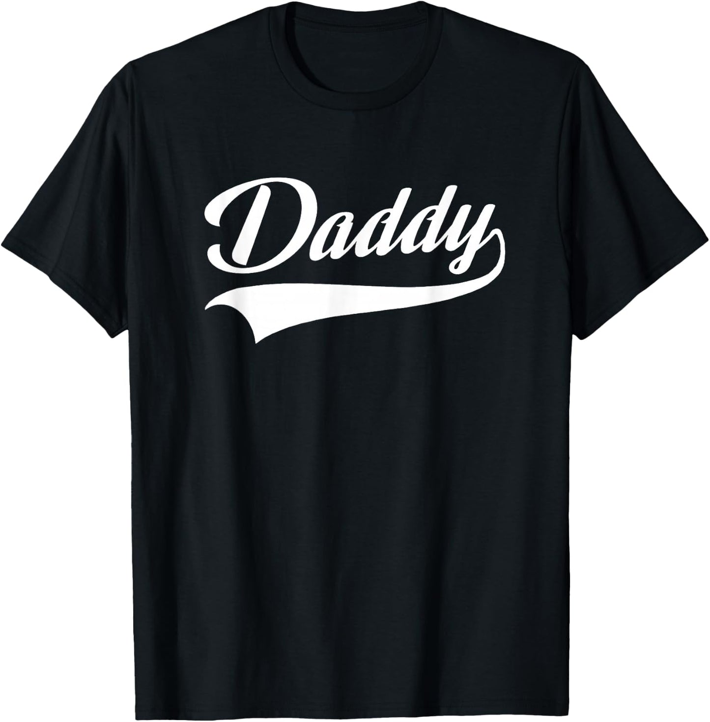 Daddy - Best Father - Throwback Sporty Design - Classic T-Shirt - T-Shirt | Black