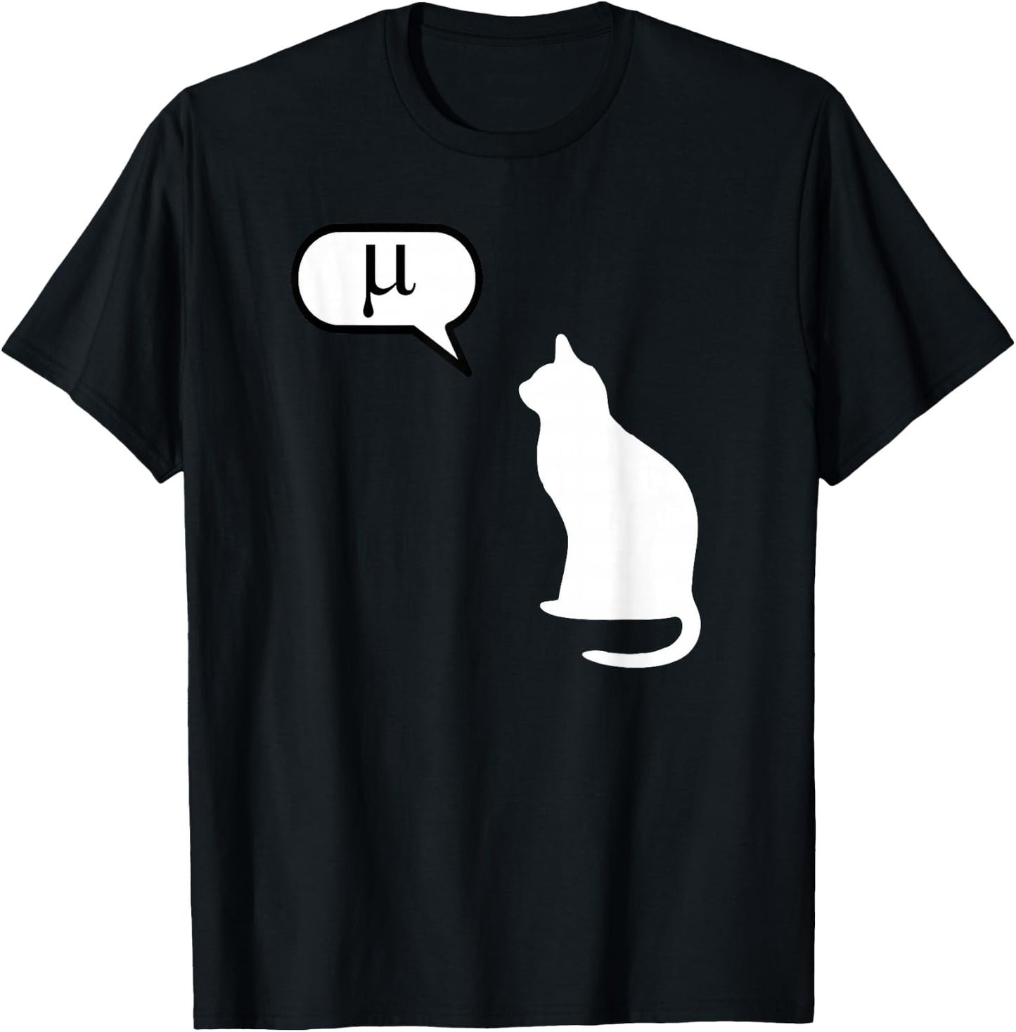Science Cat - Math Cat, Statistics Cat, Biology Cat, Kitten T-Shirt - T-Shirt | Black