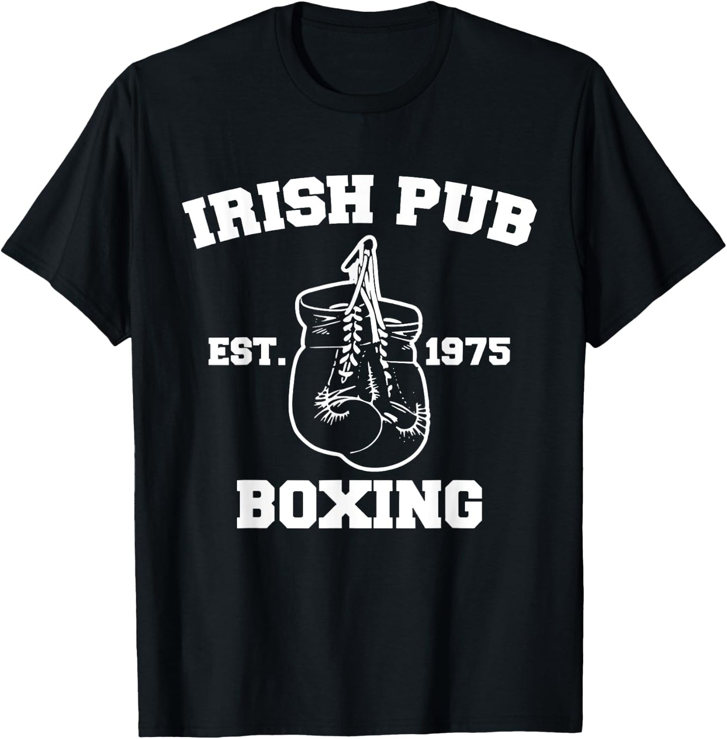 Funny Boxing Irish Pub Sport Happy Saint Patricks Day T-Shirt - T-Shirt | Black
