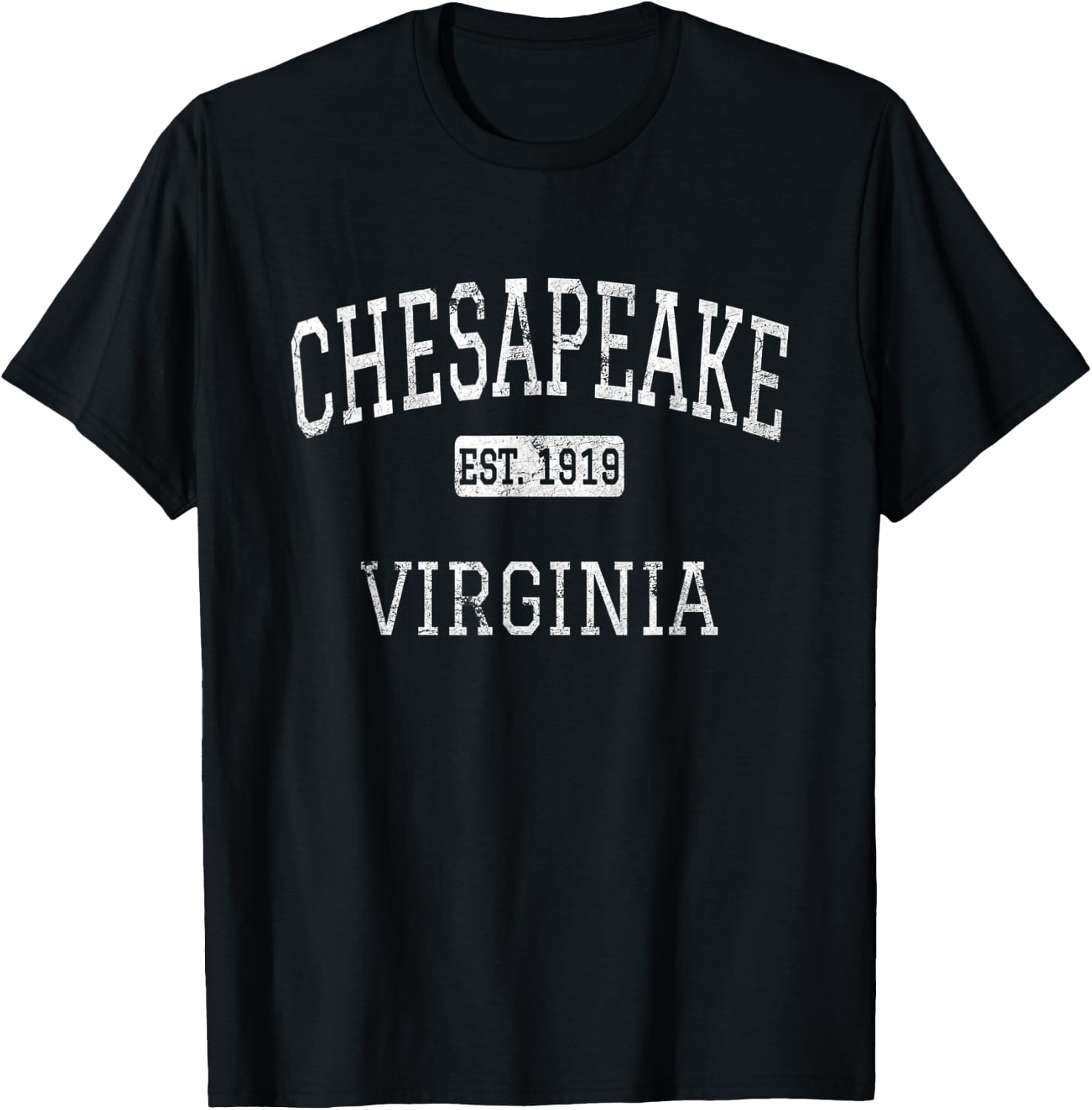 Chesapeake Virginia VA Vintage T-Shirt - T-Shirt | Black
