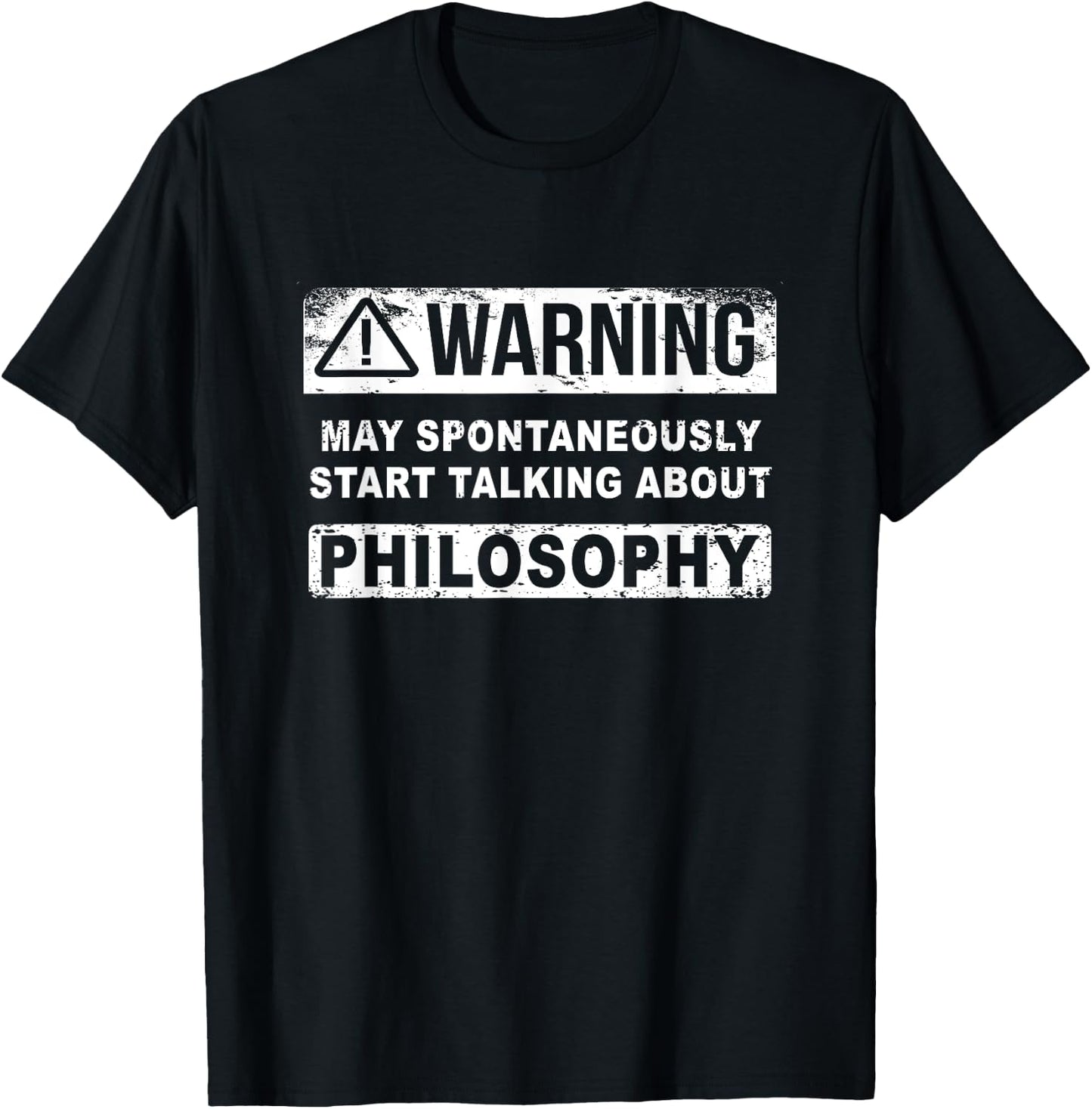 Philosophy Teacher Philosopher May Talking About Philosophy T-Shirt - T-Shirt | Black